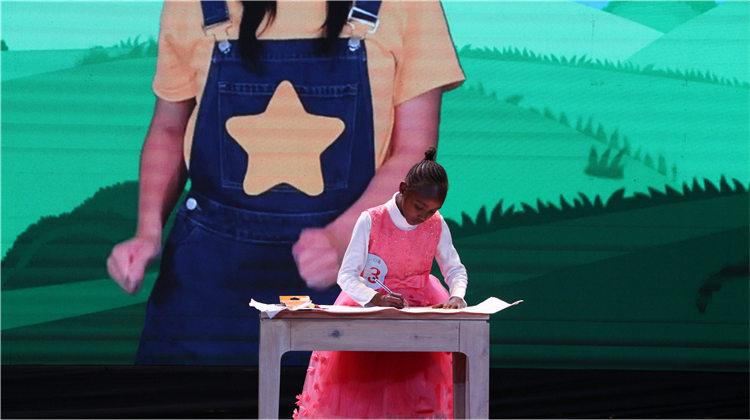 比赛现场。埃格顿大学孔子学院供图