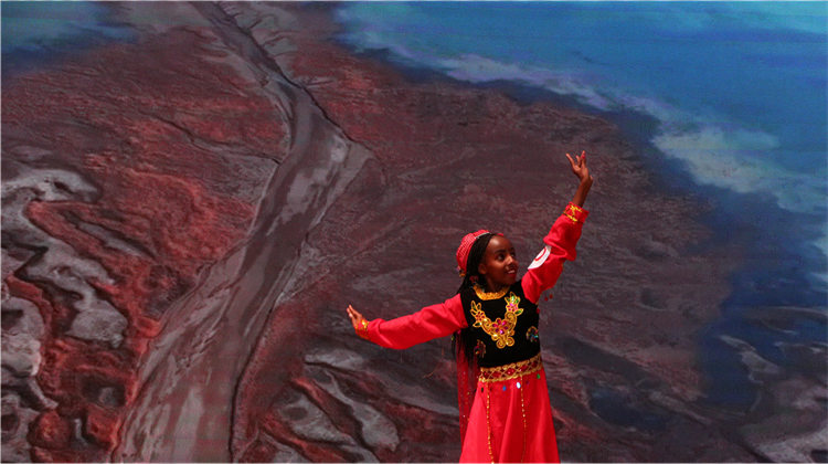 比赛现场。埃格顿大学孔子学院供图